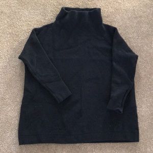 Free People Slouchy Ottoman Tunic XS black